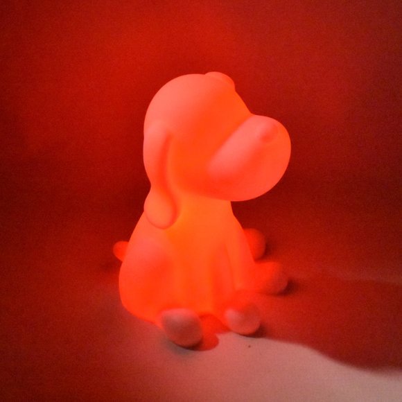 LED Dog Children Lamp Multi Color Child Safe Silicone Night Light - Picture 7 of 8